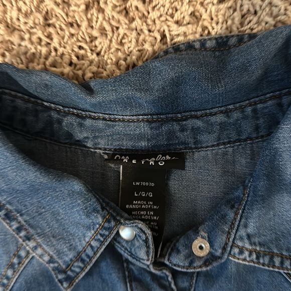 Wrangler Retro pearl snap Long Sleeve Shirt - Picture 4 of 6